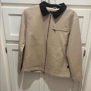 Pendleton Beige Jacket with Black Collar